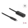 Cable USB DeLOCK 80027 3 m USB-C negro