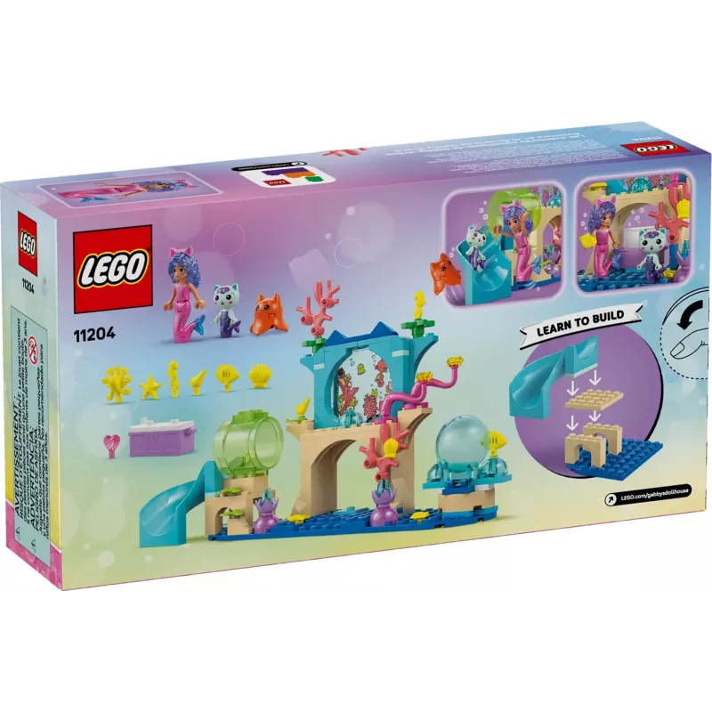 LEGO GABBY'S DOLLHOUSE 11204 Mermaid Gabby's Aquarium Adventure