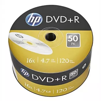 Discos DVD+R vírgenes VERBATIM 4,7 GB 16x 120 mm pack de 50 Cakebox