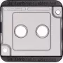 Merten 294660 Marco embellecedor/placa plata (294660)