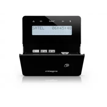 Teclado inalámbrico SATEL INT-KWRL2-B negro – teclado inalámbrico para sistemas de alarma