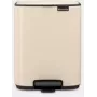 Cubo de pedal Brabantia Bo 7 L beige suave (237928)