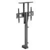 Soporte de suelo con elevador de TV eléctrico motorizado inteligente Maclean MC-866T TUYA app móvil Alexa Google Home 37''-80'' 60kg armario VESA (enchufe EU)