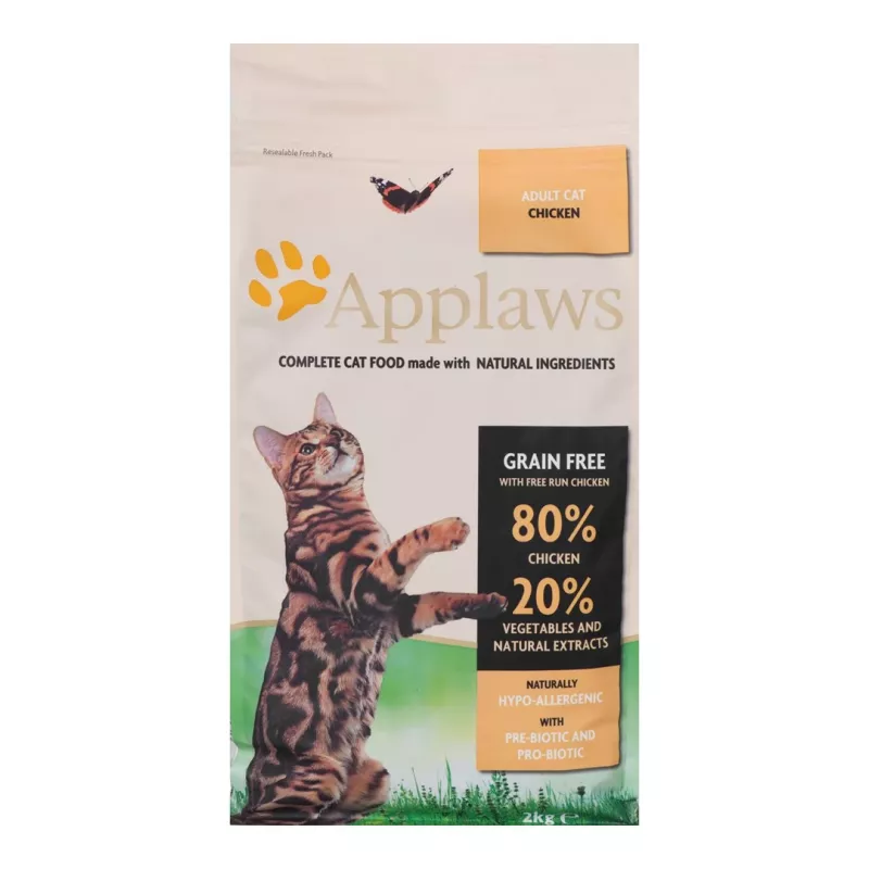 APPLAWS Huhn - Comida seca para gatos - 2 kg