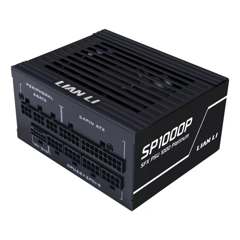 Fuente de alimentación Lian Li SP Series Platinum SFX totalmente modular PCIe 5.1 ATX 3.1 1000W