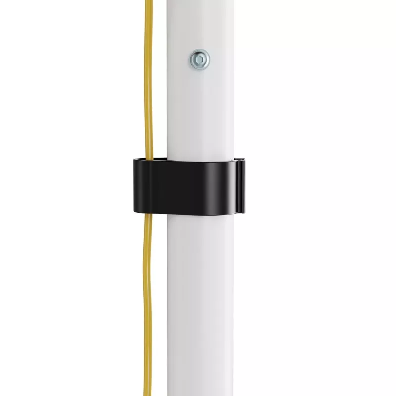 Maclean MC-793 W carro profesional puesto de trabajo móvil con ruedas, monitores 17-32", máx. 20 kg, blanco