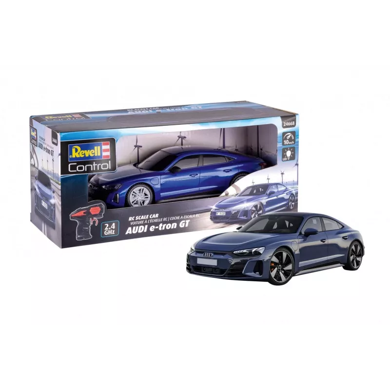 Coche RC a escala Audi e-tron GT