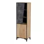 Estantería Cama Meble OVO 2D librería 50×38×182,5 cm roble/hormigón