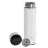 Adler | Botella isotérmica | AD 4506w | Material acero inoxidable/silicona | Blanco