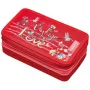 Estuche Herlitz 50038763 blando Poliéster Rojo 190x115x80 mm
