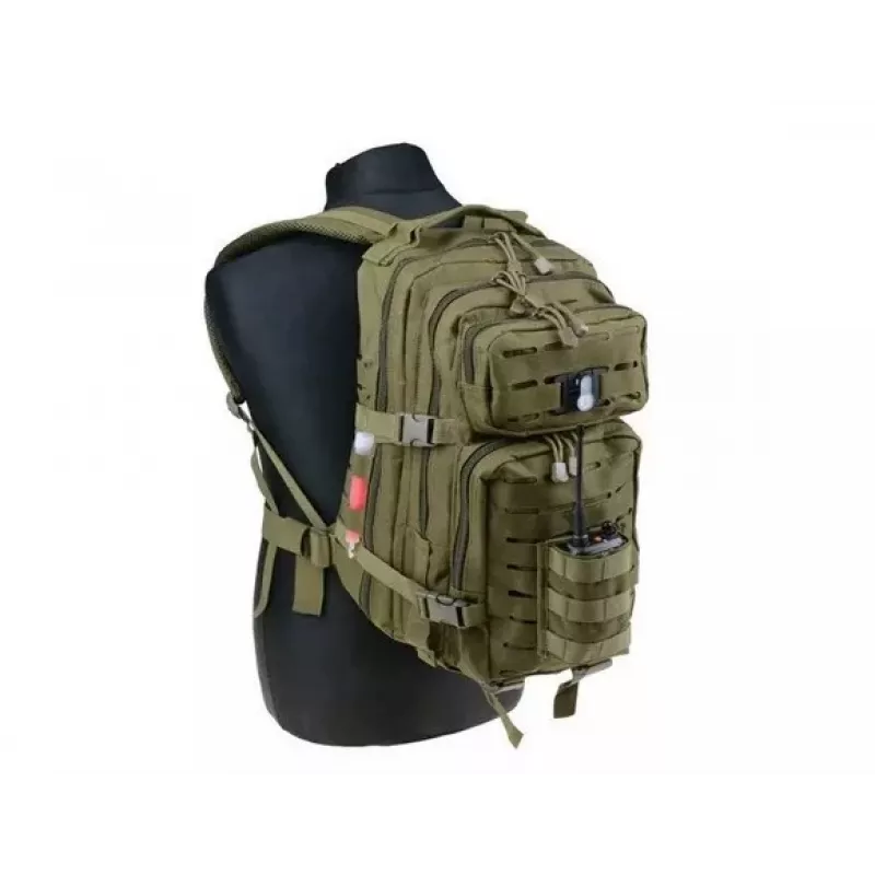 GFC Assault Pack GFT-20-008352 mochila, Laser Cut, verde oliva