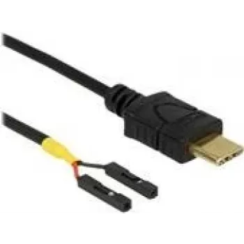 Cable USB DeLOCK 85473 0,5 m USB C negro