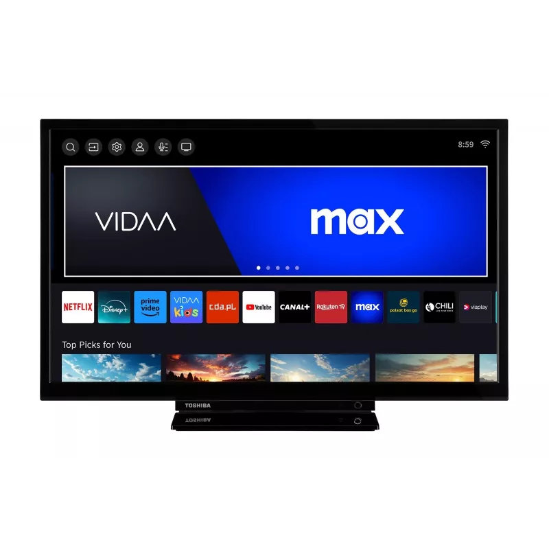 Televisor Toshiba 24WV3F63DG 24 pulgadas pantalla LED resolución HD