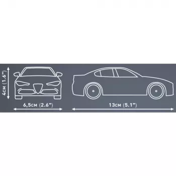 Set de construcción COBI Giulia Quadrifoglio 90 piezas a partir de 6 años