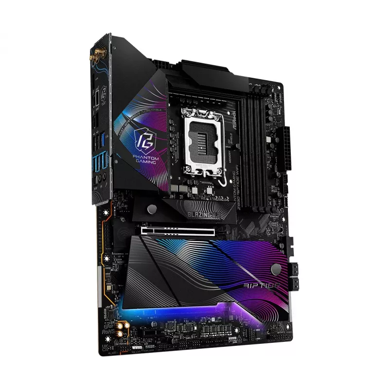 Placa base ASRock Z890 Riptide WiFi — Intel Z890, LGA1851, ATX, DDR5, 4 DIMM, Wi‑Fi 7, 2.5Gb LAN, Thunderbolt 4