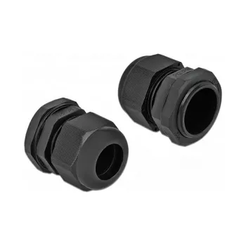 Prensaestopas DeLOCK 60222 negro plástico 10 uds.