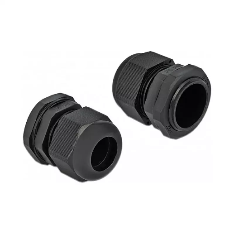 Prensaestopas DeLOCK 60222 negro plástico 10 uds.