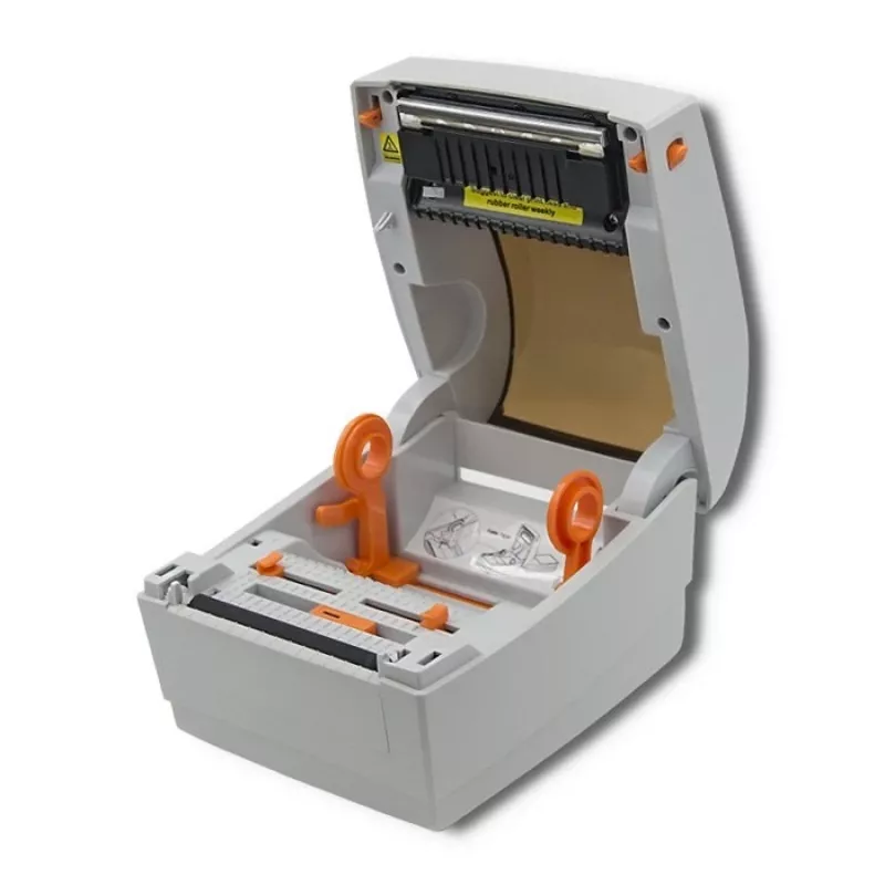 Qoltec 50243 impresora de etiquetas LTP-0243 | térmica | alta velocidad | 203 dpi | USB | LAN