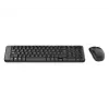 Wireless Combo MK220, inalámbrico, RF inalámbrico, QWERTZ, Negro, ratón