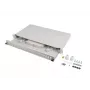 Patch panel de fibra óptica LANBERG FOP1-24SD-LQS 19 pulgadas 1U 24xSC Duplex 24xLC Quad