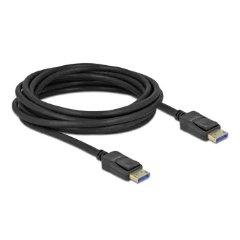 Delock - Cable DisplayPort - DisplayPort (M) a DisplayPort (M) - DisplayPort 2,0 - 2,0 m - Compatible con 10K 60 Hz (10.240 x 4320) - Negro (80262)