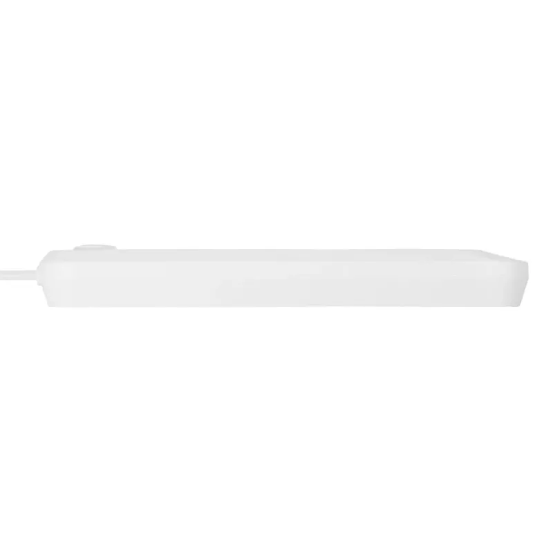 Regleta MACLEAN MCE395 W — 5 tomas de corriente, 3×USB A, 110–240 V AC, 2,1 A USB, máx. 2500 W, blanca, cable de 1,5 m
