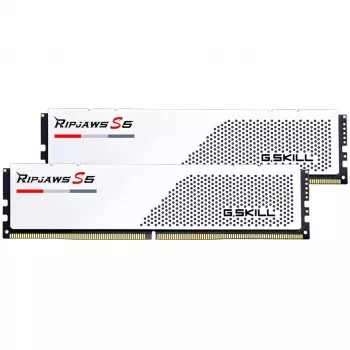 DIMM 64 GB DDR5-6000 (2x 32 GB) Dual-Kit, memoria F5-6000J2836G32GX2-RS5W, Ripjaws S5, INTEL XMP