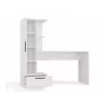 Conjunto escritorio + estantería Cosmo, blanco