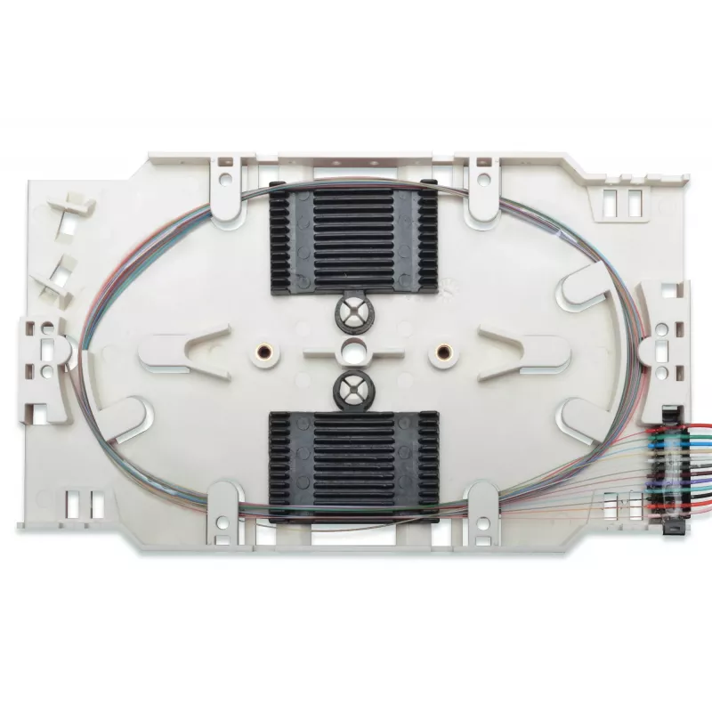 Casete de empalme Digitus A-96522-02-UPC-4 con 12 pigtails SC OM4
