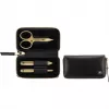 Set de manicura ZWILLING Twinox Gold Edition 97747-004-0 — 3 piezas en estuche de piel negro