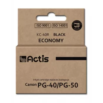 Tinta Actis KC-40R (recambio para Canon PG-40/PG-50; estándar; 25 ml; negro)