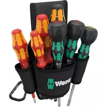 Set de destornilladores Wera 9621 8 piezas 240 mm x 70 mm