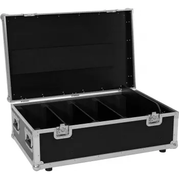 Roadinger flightcase para 4x focos LED PMB-4 COB QCL, maletín de transporte resistente