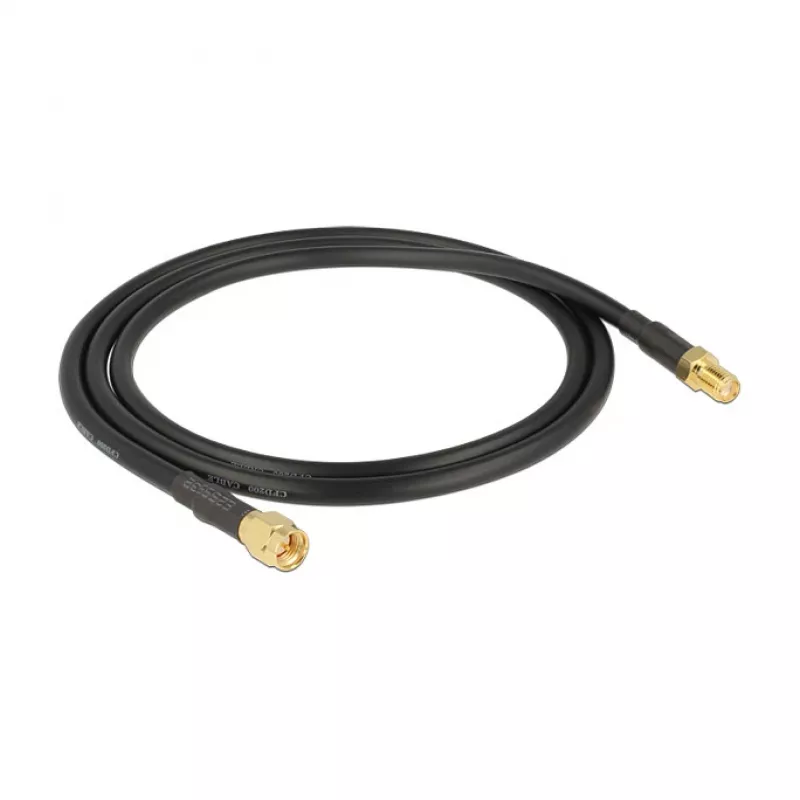 Cable coaxial DeLOCK 88930 0,9 m SMA negro