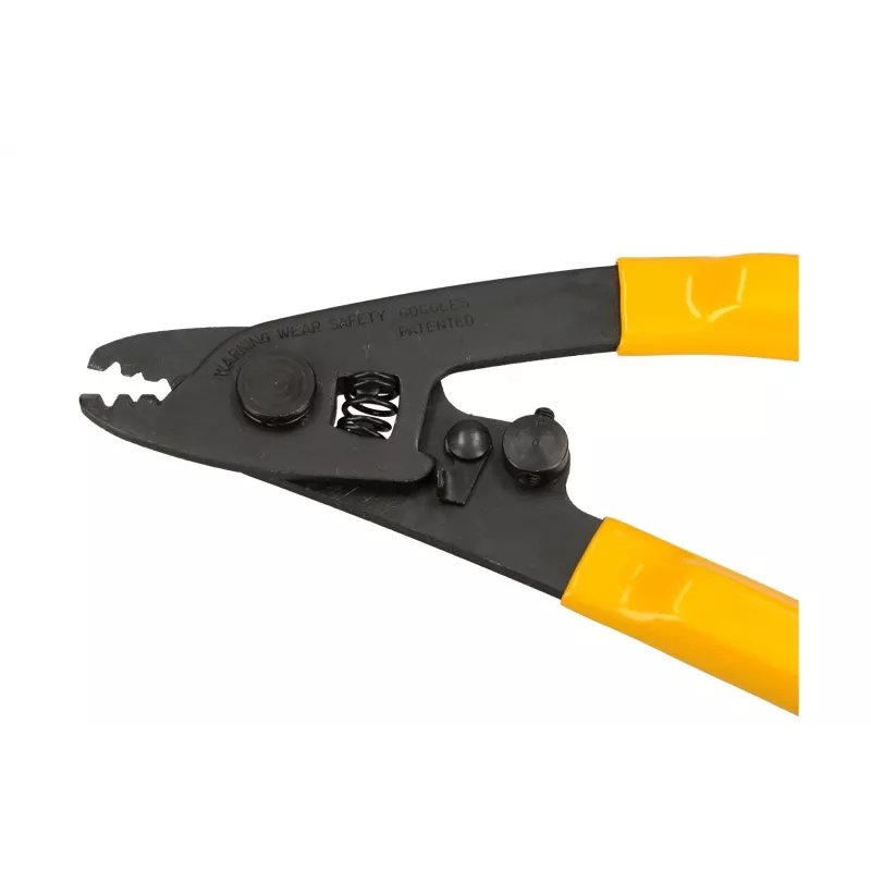 Peladora de fibra óptica Extralink CFS-3 para fibras de 2–3 mm, 0,9 mm y 0,125 mm, negro/amarillo