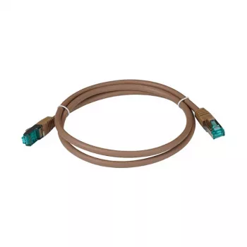 EFB-Elektronik Cable de conexión RJ45 Cat.6A S/FTP LSZH marrón 1 m Fabricante: EFB Elektronik (MK6001.1BR)