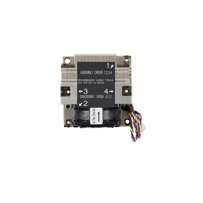 Supermicro SNK-P0068AP4 sistema de refrigeración para ordenador disipador de CPU por aire 6 cm negro, níquel