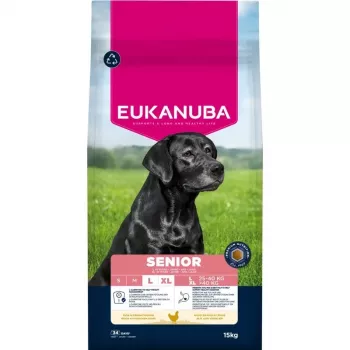 EUKANUBA Senior Large Breeds pollo pienso para perros 15 kg