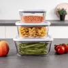 Set de recipientes de vidrio para envasadora al vacío Rommelsbacher VCG 1, 3 piezas (350 ml, 670 ml, 1100 ml), transparente