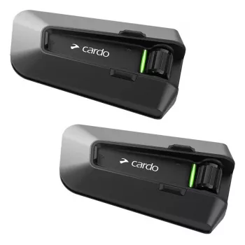 Cardo PT200101 intercomunicador para moto 2 canales 1600 m negro