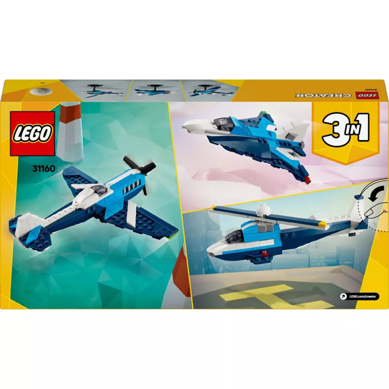 LEGO CREATOR 3 EN 1 31160 Avión de carreras
