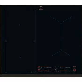 Placa de inducción Electrolux EIS67453 60 cm, placa vitrocerámica de 4 zonas, 7350 W, Bridge & Hob²Hood