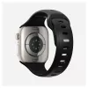 Correa para reloj Nomad Tempo Band negra de goma — 20 mm de ancho, compatible con muñecas de 155–193 mm