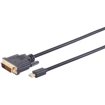 Cable Mini DisplayPort a DVI-D ShiverPeaks BS10-55045, macho a macho, 3 m