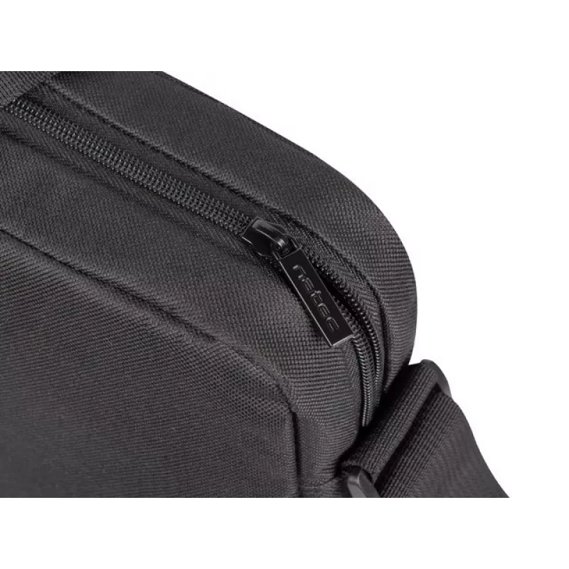 Maletín NATEC Wallaroo 39,6 cm (15,6 pulgadas) — maletín de poliéster para portátil, apto para pantallas de 15,6 pulgadas, negro
