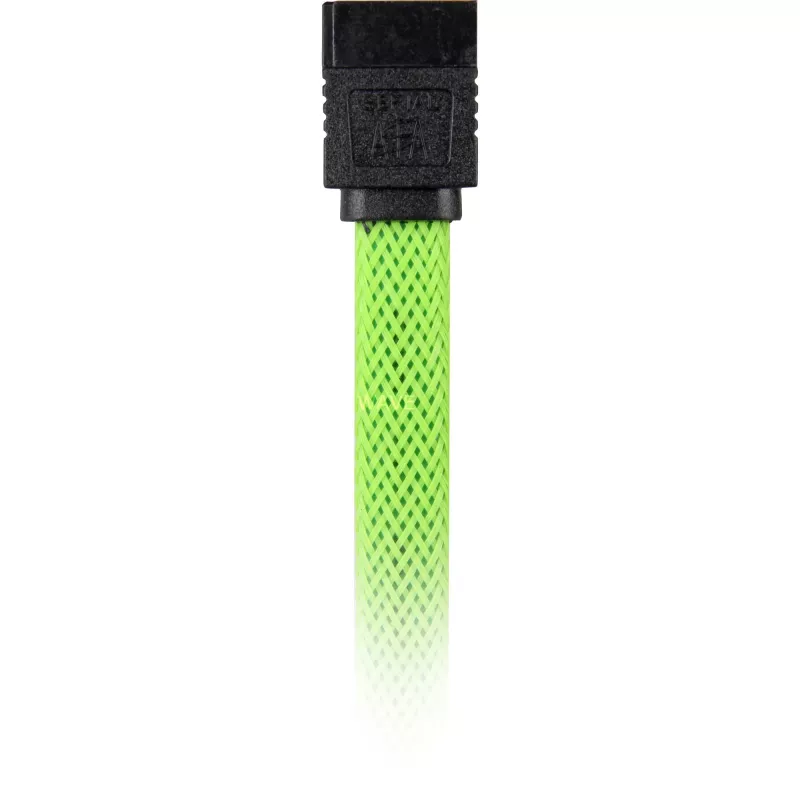 Cable SATA Sharkoon SATA 3 0,45 m 7 pines negro verde