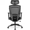 Silla de oficina Sharkoon OfficePal C10 – negra, diseño ergonómico, altura ajustable