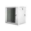 ARMARIO RACK DE PARED DE DOS PIEZAS 19 inch 12U 600X600 GRIS LANBERG (EMBALAJE PLANO)