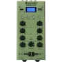 Minimezclador Omnitronic GNOME-202P — mezclador de audio compacto de 2 canales, verde