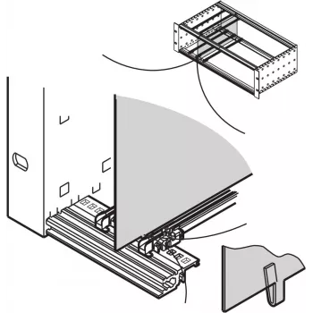 SCHROFF Pared intermedia - PARED INTERMEDIA 6HE 160T (34562763)